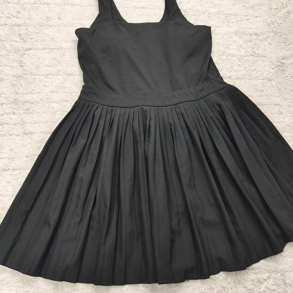 all in motion Black Pleated Tank Dress - Picture 3 of 12